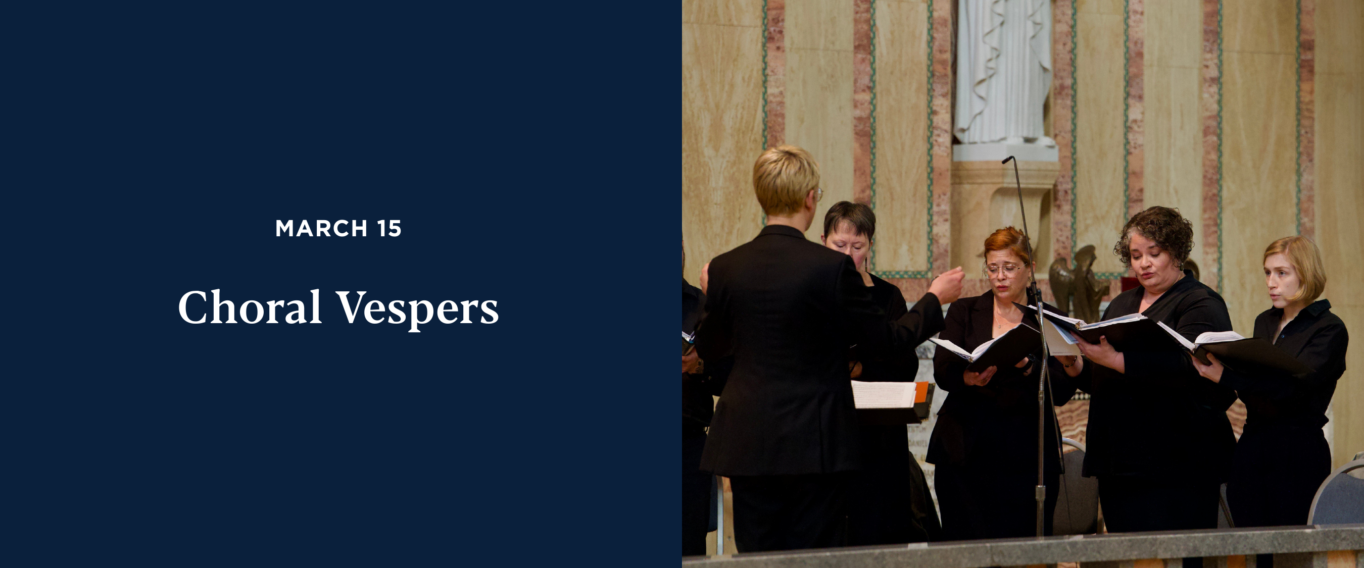 Monthly Choral Vespers